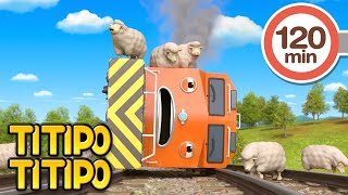 TITIPO TITIPO🚂  BEST Episodes Compilation 4  Hindi Cartoons  टीटीपो टीटीपो हिंदी [upl. by Persis745]