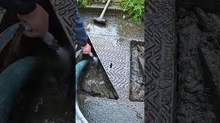 Cleaning cable duct manholes cable ductwork tanker cleaning [upl. by Hibbs202]