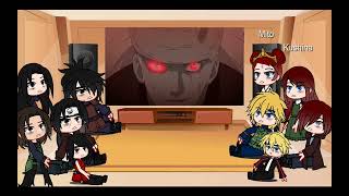 Uzumaki Clan and Uchiha Clan  Minato react to Madara vs Sasuke and NarutoParuChan [upl. by Htbazile]