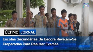 Escolas secundárias de Becora revelam se preparadas para realizar exames de passagem de classe [upl. by Goldman30]