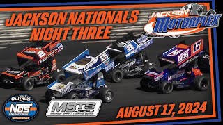 Jackson Nationals Saturday Night Highlights  Jackson Motorplex 8172024 [upl. by Letnom]