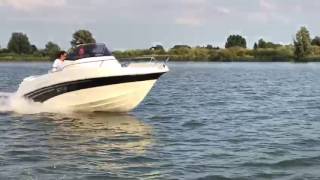 Prins 580 Sundeck with 115 PK Evinrude [upl. by Nivlem845]