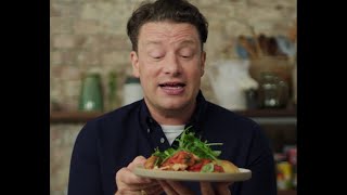 Jamie Oliver 7 Mal anders Rezept Brathähnchen Margherita mit Riesengnocchi [upl. by Garling]