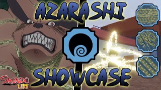 Shindo Life Azarashi Showcase [upl. by Reinald]