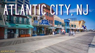 Atlantic City Tour Claridge Hotel Boardwalk Casinos Irish Pub and Beach Time 🎰 [upl. by Calica773]