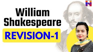 William Shakespeare Revision1  TGT English Preparation  Hina English Classes [upl. by Hahcim876]