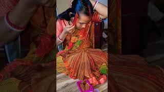 Aarti ji baal jhar rahi hai chhotuaarti funny shortvideos youtubeshorts viralvideos [upl. by Warren971]