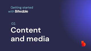 Getting started in Biteable  Content and Media [upl. by Yllil609]