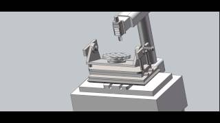 Machine CNC 5 axes SOLIDWORKS [upl. by Asyram]