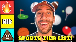 Ranking The BEST And WORST Sports 🔥 VS 🗑 [upl. by Jabe]