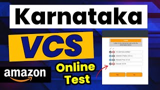 Virtual Customer Service Associate Amazon Test  Amazon VCS Karnataka Online Test QA 2024 [upl. by Intyre]