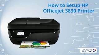 How to Setup HP Officejet 3830 printer  Driver Download  New 2020 User Guide [upl. by Nelle402]