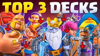 TOP 3 BEST DECKS AFTER THE NEW UPDATE 🏆 [upl. by Edy]