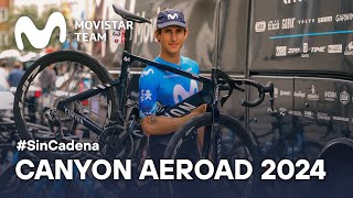 SinCadena Así es la nueva CanyonBicycles Aeroad 2024  Movistar Team [upl. by Seugram886]