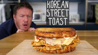 Korean Street Toast Recipe  Taste The World 11 [upl. by Alset]