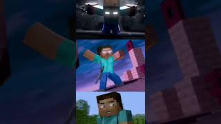 Minecraft Steve vs hero brine animationshort minecraft [upl. by Hna196]