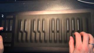 Bansuri flute sound with Roli Seaboard Rise Midi Controller [upl. by Macfarlane]