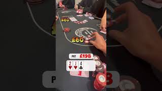 MASSIVE pot with a SUITED CONNECTOR pokertime pokernight [upl. by Yentterb]