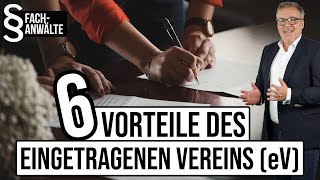 Die 6 Vorteile des eingetragenen Vereins eV I Vereinfacherde [upl. by Christoforo]