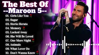 Maroon 5 Songs Playlist 2024  The Best Of Maroon 5  Greatest Hits Full Album 2024 Lyrics [upl. by Ailegnave]