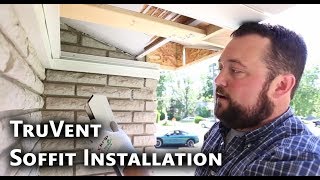 TruVent® Hidden Vent Soffit Installation [upl. by Noremmac998]