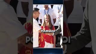 Les moments Princesse Léonore et Gavi fcbarcelona barca football [upl. by Nojel]