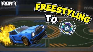 Freestyling To Grand Champion In Rocket League Sideswipe Part 1 [upl. by Rahman]