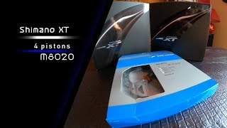 TEST UNBOXING FREINS SHIMANO XT M8020 [upl. by Salesin]