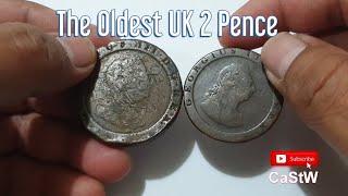 1797 Cartwheel 2 Pence UK coin numismatics coincollecting coincollection coins coinhistory [upl. by Queri324]