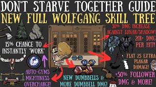 Beta FULL Wolfgang Skill Tree Breakdown Coaching Overcharge amp More  Dont Starve Together Guide [upl. by Sommer79]