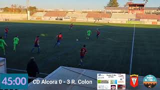 CD Alcora  Recambios Colon Primera parte Jornada 13 Lliga comunitat [upl. by Neumark]