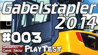 Gabelstapler 2014 3 Chaosfahrt auf Fabrikgelände Der Stapler Simulator im Mini Lets Play deutsch [upl. by Noisla]