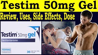 Testim Gel Reviews  Testosterone gel 50 mg uses Side Effects Dose Warning [upl. by Trotter]