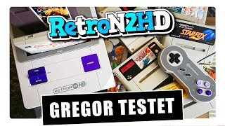 Gregor testet RetroN 2 HD die 2in1 NES amp Super NintendoKonsole Review  Test [upl. by Donnamarie]