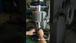 3D soft closing hinge semi automatic assembly machinehingemachinery [upl. by Mike]