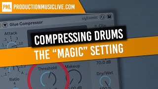 How To Compress Drums with Ableton Glue Compressor The Magic Setting [upl. by Nawed132]