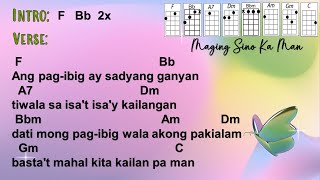 Maging Sino Ka Man  Rey Valera Ukulele Play along [upl. by Aubigny]