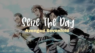 Avenged Sevenfold  Seize The Day Lyrics Terjemahan Indonesia [upl. by Ahsyekat734]