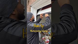 Weatherproofing A garage Door [upl. by Ayotnom]