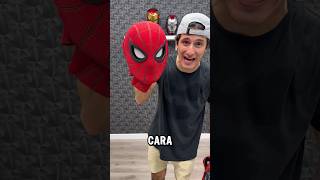 MASCARA DE SPIDERMAN BARATA VS CARA  😱 [upl. by Areek]