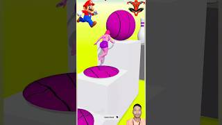 Purple Ball wala Girls Jumping to Damege battle rocket belun watermelon part 125 [upl. by Nevaj]