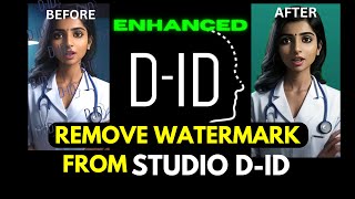 How to Remove Watermark from Video  Studio D ID Watermark Kaise Hataye [upl. by Ruthy]