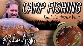 Carp Fishing  Kent Carp Syndicate Fishing  Richard Eyles  Mainline test 💪 [upl. by Rayna]