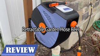 Treewell Retractable Garden Hose Reel Review  Awesome Hose Reel 2024 [upl. by Adnowal]