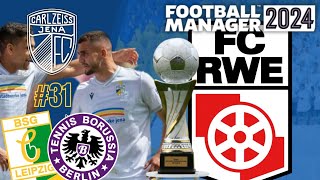 FC Carl Zeiss Jena quotDer Jenaer Wegquot  THÜRINGEN DERBY IM POKAL  Episode 31  Football Manager 24 [upl. by Lashonda]