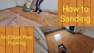 how to transform the wooden floor with dark stain end matt varnish [upl. by Teilo]