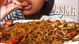 ASMR STIR FRIED RAMEN  SEAFOOD┃jai juré jpeux bouffer as toute ma vie [upl. by Bondon107]