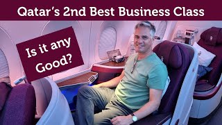 Qatars Second Best Business Class  is it any good [upl. by Anwahsat]