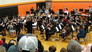 Sandwich Middle School Band Concert 2019 Last Part [upl. by Norword]