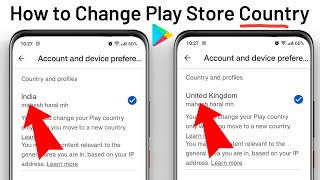 How to change play store country 2024  play store ki country kaise change kare 2024 Easy Method [upl. by Elissa]